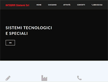 Tablet Screenshot of integra-sistemi.it